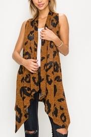  Leopard Cardi Vest