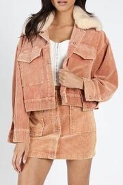  Blushing-rose Corduroy Jacket