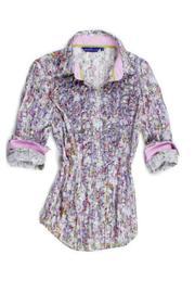  Floral Ruffle Blouse