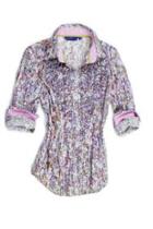  Floral Ruffle Blouse