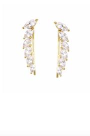  Pave Gold Dipped Earrings