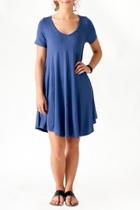  V-neck Jersey Dress