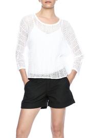  Lace Knit Pullover