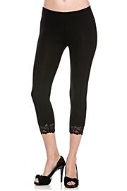  Black Lace Capri