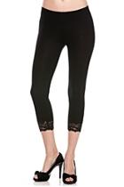  Black Lace Capri
