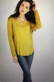 Vintage Look V-neck Top