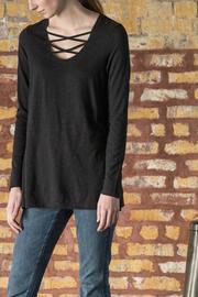  Laced Neck Tunic