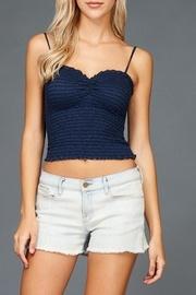  Ribbed Smocked Tank