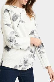  Textured Crew Top