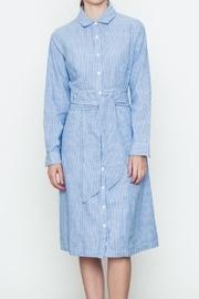 Front Tie Shirt Dress
