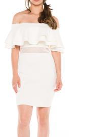  White Off Shoulder Dress