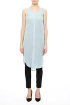  Long Sleeveless Tunic