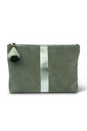 Storm Silver-suede Pouch