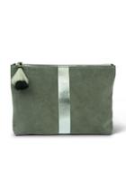  Storm Silver-suede Pouch