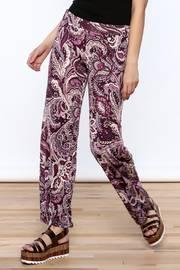  Purple Printed Palazzo Pant