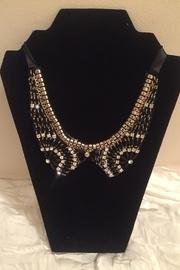  Black Silver Choker Necklace