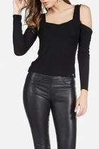  Cedar Cold-shoulder Top