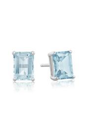  Aquamarine Stud Earrings