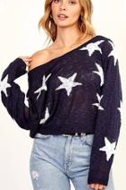  Navy Star Sweater