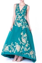  Emerald Gold Gown