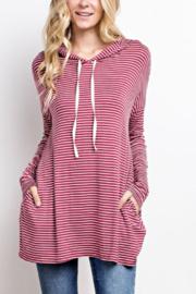  Simple Stripe Hoodie
