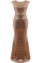  Sequin Maxi Dress