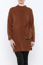  Mod Belted Sweater