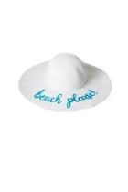  Beach-please Embroidered Hat