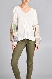  Balloon Sleeve Pullover
