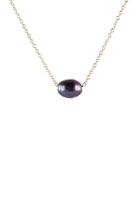  Black-pearl Gold Necklace