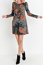  Floral Knit Tunic/dress