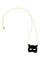  Gold-plated Cat Mask Necklace