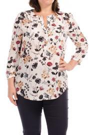  Floral Draped Blouse