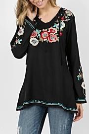  Embroidered Bell Top