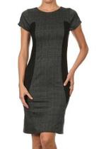  Printed Body-con Dress