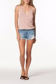  Blush Pink Surplice Top
