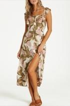  Button-up Tropical Dress