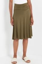  Olive Foldover Skirt