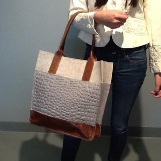 Grey Croc Tote