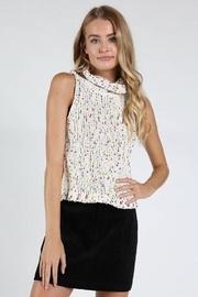  Sleeveless Turtleneck Tank
