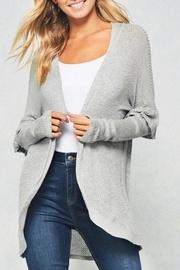  Thermal Ruffle Cardigan