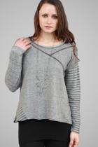  Heather Crop Sweater