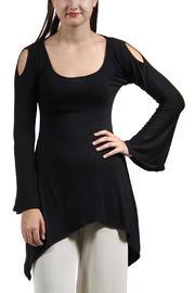  Split-sleeve High-low Tunic