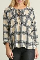  Black/tan Top