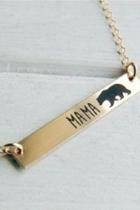  Mama-bear Bar Necklace