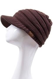  Knitted Brim Hat