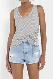  Gathered Stripe Top