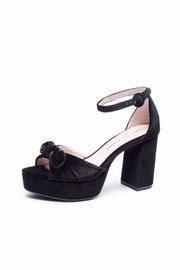  Black Velvet Heels