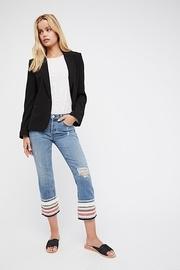  Fringe Cropped Jean
