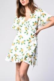  Pineapple Wrap Dress